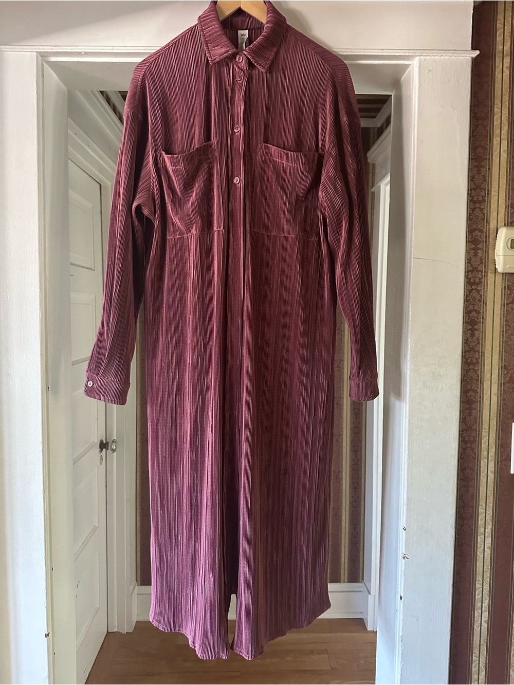 ALO Yoga Ribbed Jacket in Mauve Pink